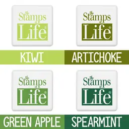 Greens Mini Ink Pads
