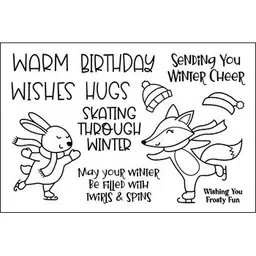 skatingin2winter Clear Stamp Set
